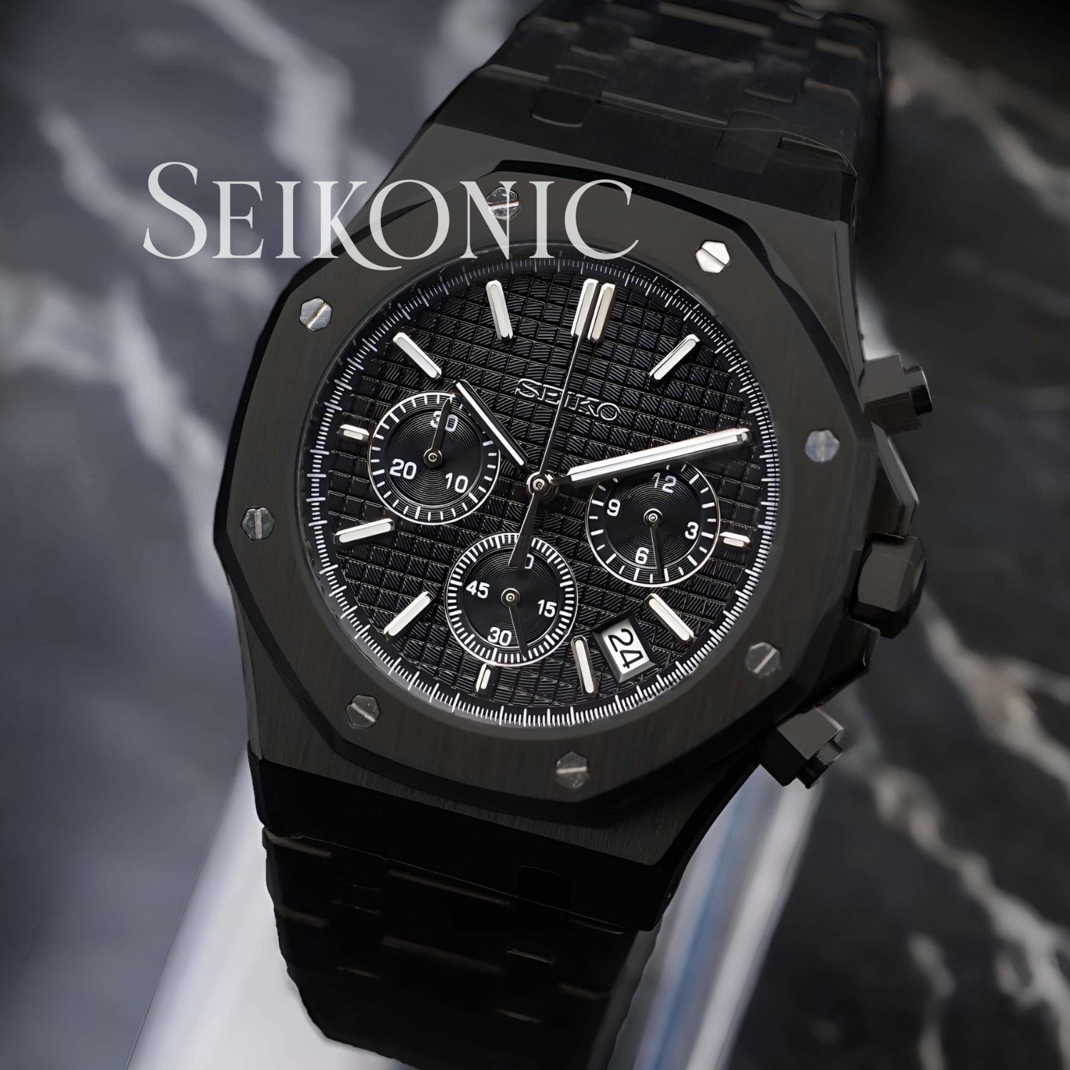 Seikoak | Chronographe | Full Black