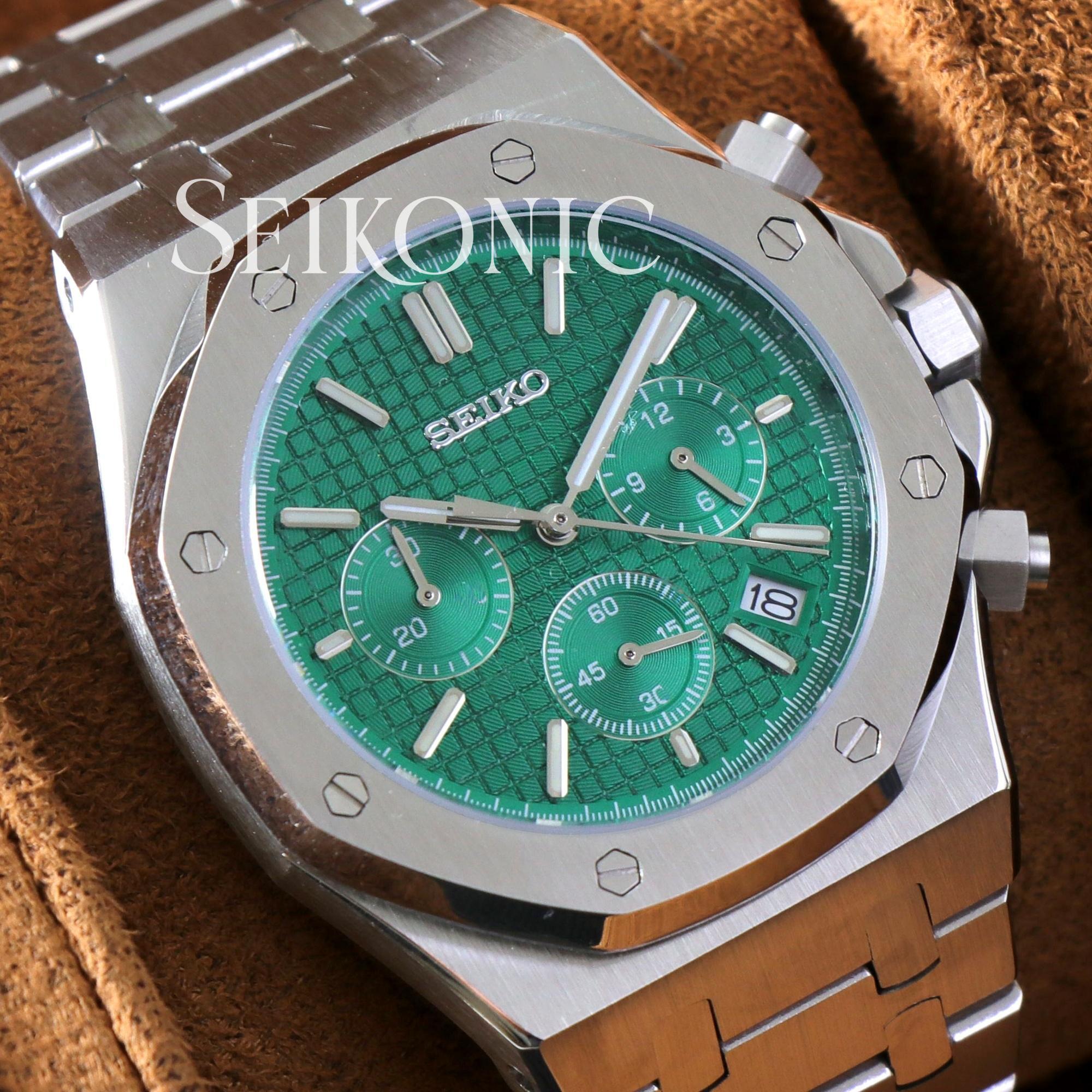 Seikoak | Chronographe | Vert