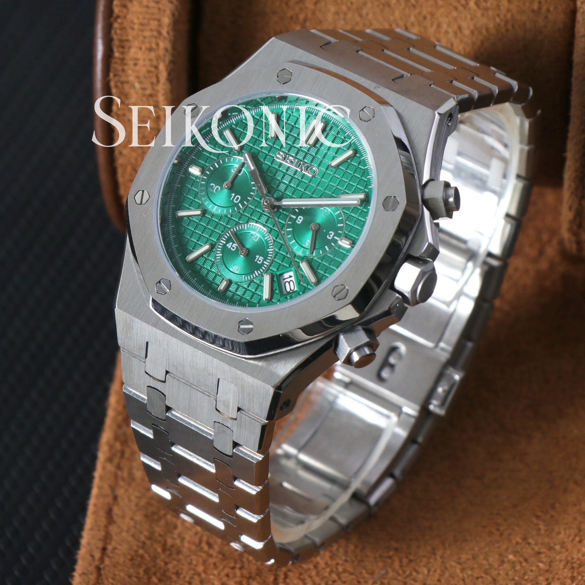 Seikoak | Chronographe | Vert