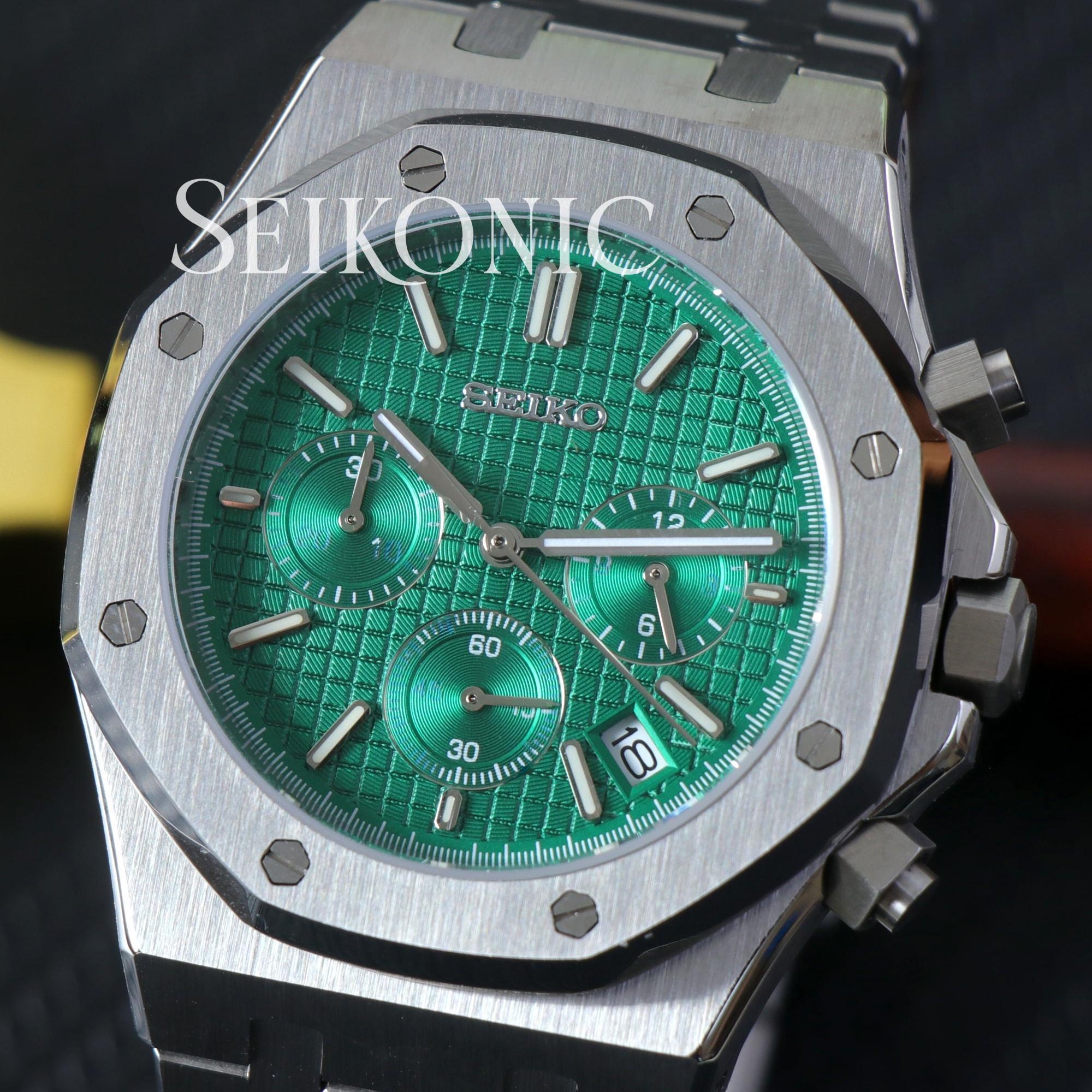 Seikoak | Chronographe | Vert