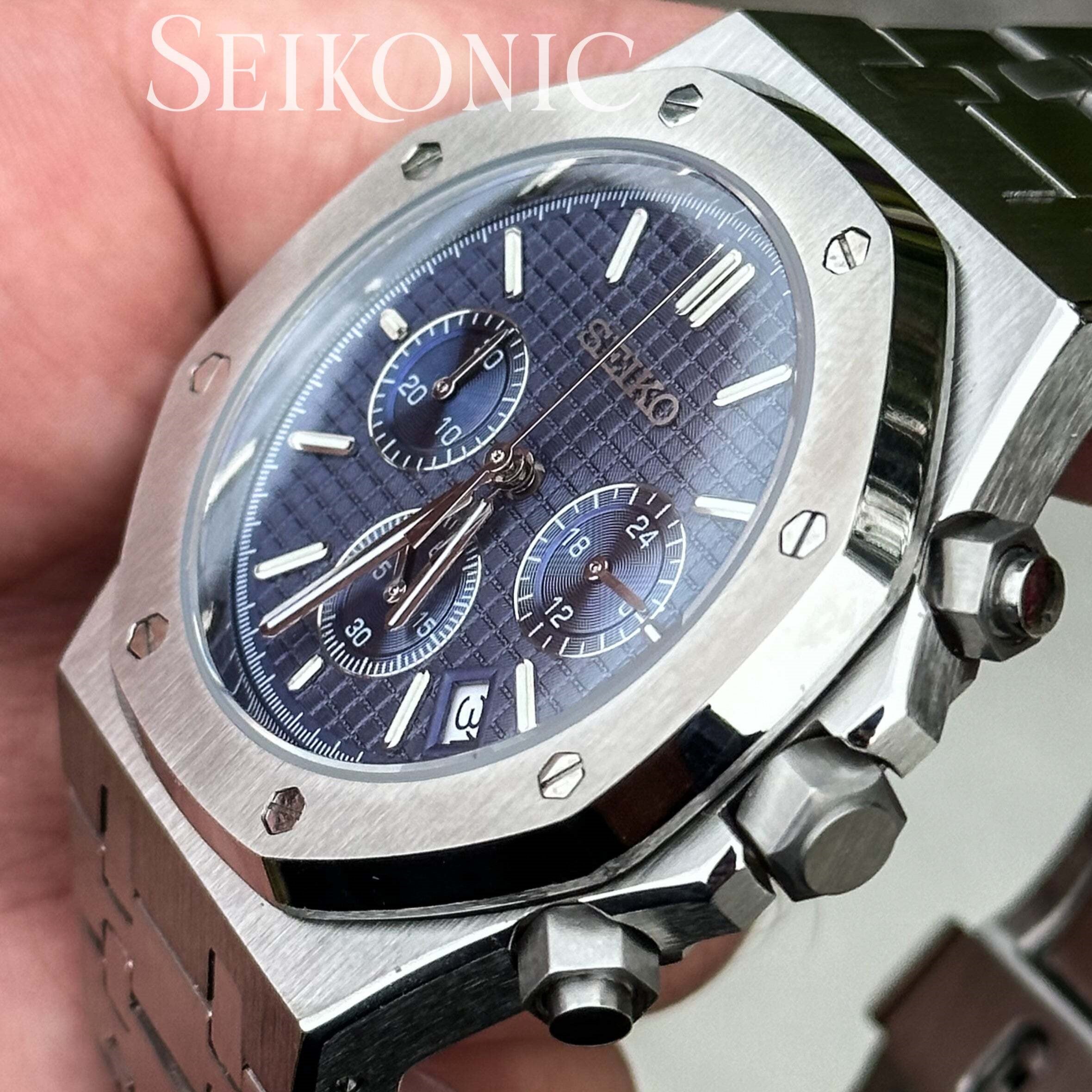 Seikoak | Chronographe | Bleu