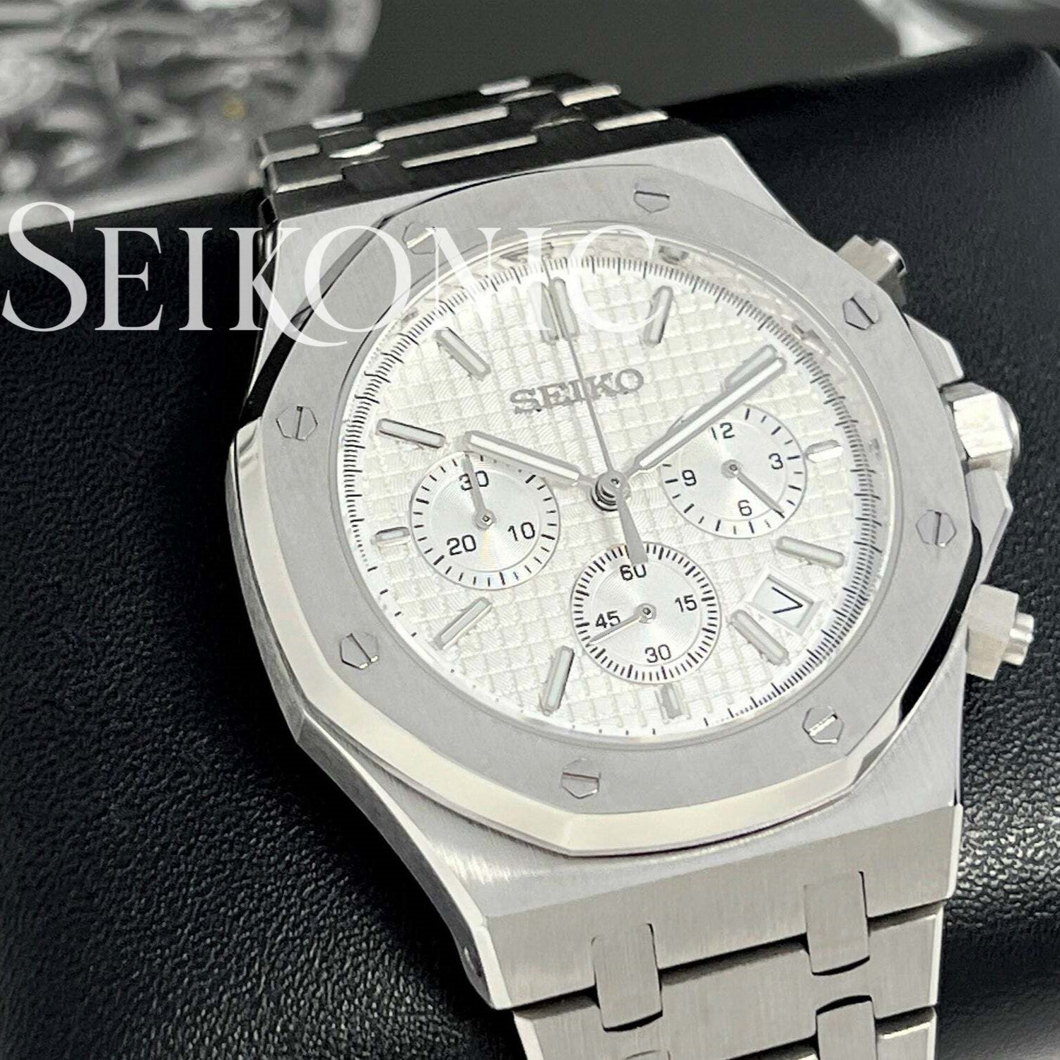 Seikoak | Chronographe | Blanc