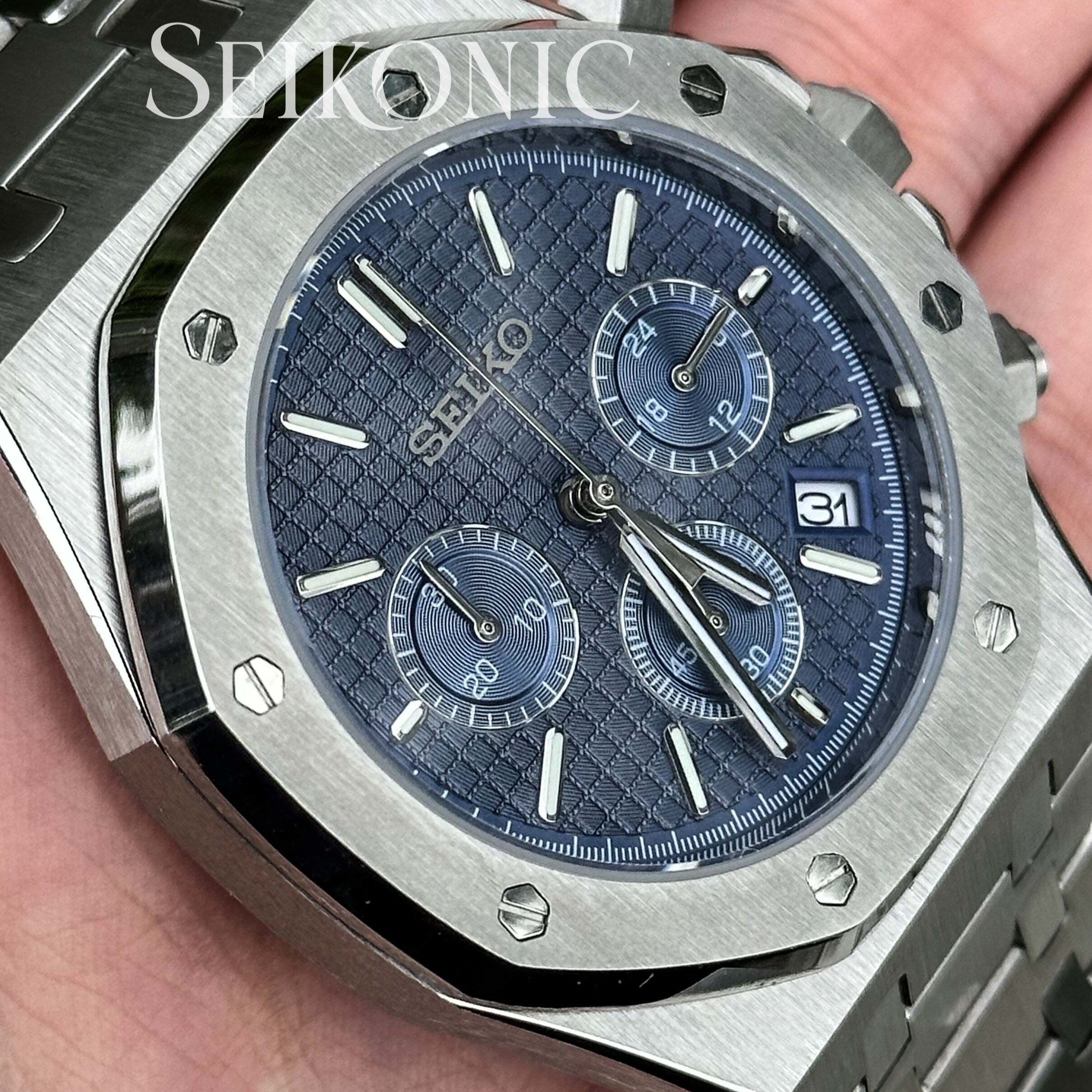 Seikoak | Chronographe | Bleu